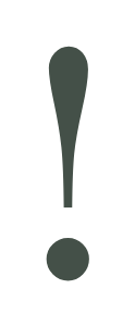 An exclamation mark.