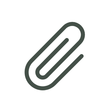 A paperclip icon.