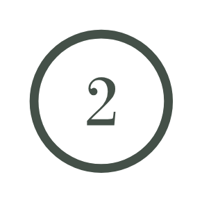 A numeral ring showing two.