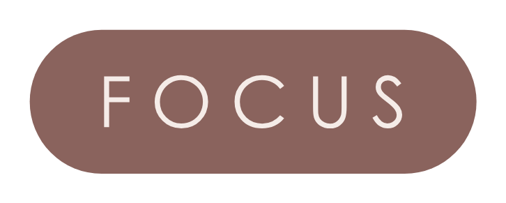 The FOCUS label in Rose Clay.
